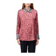 Liu Jo Viskos Overshirt Multicolor, Dam