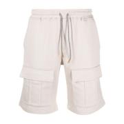 Eleventy Casual Bermuda Cargo Shorts i Beige Beige, Herr