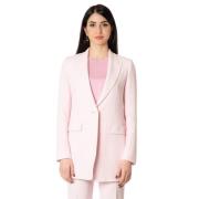 Max Mara Studio Babyrosa Skräddarsydd Jacka Pink, Dam