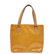 Louis Vuitton Vintage Pre-owned Tyg louis-vuitton-vskor Beige, Dam