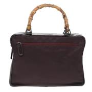 Gucci Vintage Pre-owned Tyg gucci-vskor Brown, Dam