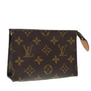 Louis Vuitton Vintage Pre-owned Canvas necessrer Brown, Dam