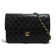 Chanel Vintage Pre-owned Laeder chanel-vskor Black, Dam