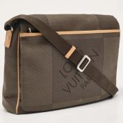 Louis Vuitton Vintage Pre-owned Canvas axelremsvskor Brown, Dam