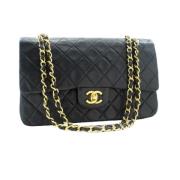 Chanel Vintage Pre-owned Laeder chanel-vskor Black, Dam