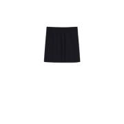 Max Mara Studio Gabardin Plisserad Kjol Blue, Dam