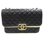 Chanel Vintage Pre-owned Laeder chanel-vskor Black, Dam