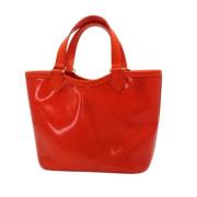 Louis Vuitton Vintage Pre-owned Canvas handvskor Orange, Dam