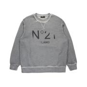 N21 Casual Sweatshirt för vardagsbruk Gray, Dam