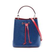 Louis Vuitton Vintage Pre-owned Laeder handvskor Blue, Dam