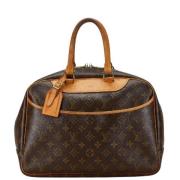 Louis Vuitton Vintage Pre-owned Canvas handvskor Brown, Dam