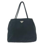 Prada Vintage Pre-owned Canvas totevskor Black, Dam