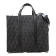 Fendi Vintage Pre-owned Canvas totevskor Black, Dam