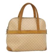 Celine Vintage Pre-owned Laeder handvskor Beige, Dam