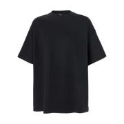 Fear Of God Svart T-shirt med Crew Neck Black, Herr