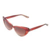 Guess Burgundy Cat Eye Solglasögon Multicolor, Dam