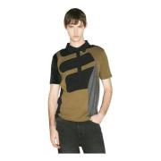 GmbH Patchwork Polo Shirt Green, Herr