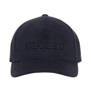 Closed Justeerbar visirkeps med broderat logotyp Black, Herr