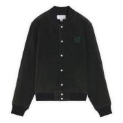 Maison Kitsuné Logo Front Button Jacka Green, Herr