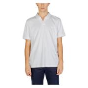 Calvin Klein Jeans Vit Polo Tröja Höst/Vinter White, Herr