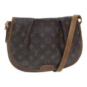 Louis Vuitton Vintage Pre-owned Canvas louis-vuitton-vskor Brown, Dam