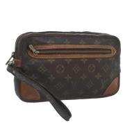 Louis Vuitton Vintage Pre-owned Canvas kuvertvskor Brown, Dam