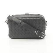 Bottega Veneta Vintage Pre-owned Laeder axelremsvskor Gray, Dam