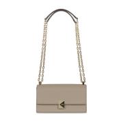 Kate Spade Mini Flap Chain Crossbody Väska Beige, Dam