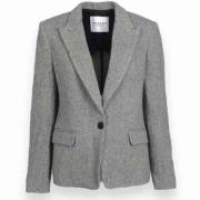 Isabel Marant Étoile Klassisk Ull Blazer Louison Jacka Black, Dam