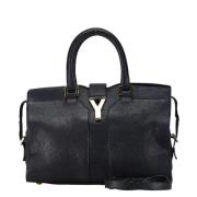 Yves Saint Laurent Vintage Pre-owned Laeder handvskor Blue, Dam