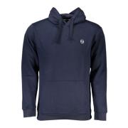 Sergio Tacchini BLÅ Mannsweatshirt Utan ZIP Blue, Herr