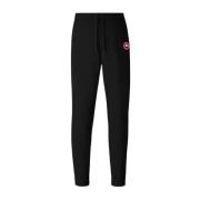 Canada Goose Svarta Sweatpants med Dragsko i Midjan Black, Herr