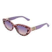 Guess Lila Kvinnor Solglasögon Oval Stil Multicolor, Unisex