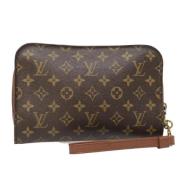 Louis Vuitton Vintage Pre-owned Canvas kuvertvskor Brown, Dam