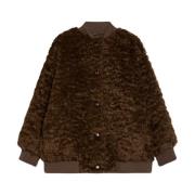 Max Mara Weekend Mohair Bomberjacka Brown, Dam