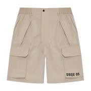 Dsquared2 Tryckta shorts Beige, Herr