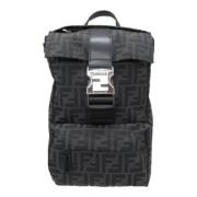 Fendi Vintage Pre-owned Canvas ryggsckar Black, Dam