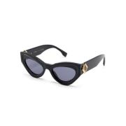 Fendi Fe40146I 01V Sunglasses Black, Dam