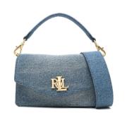 Ralph Lauren Tayler 19 crossbody väska Blue, Dam