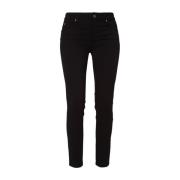 Liu Jo Svarta Slim Byxor Black, Dam