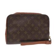 Louis Vuitton Vintage Pre-owned Canvas kuvertvskor Brown, Dam