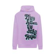 Pharmacy Industry Grafiskt Tryck Hoodie för Män Purple, Herr