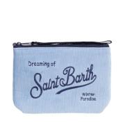 MC2 Saint Barth Corduroy Aline W Clutch Väska Blue, Dam