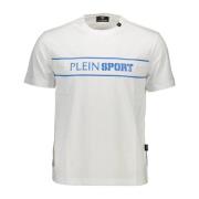 Plein Sport Kortärmad Herr T-shirt Vit White, Herr