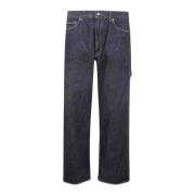 Haikure Regular Fit Denim Jeans med sidoficka Blue, Herr