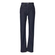 Agolde Vintage High-Waist Straight-Leg Jeans Blue, Dam