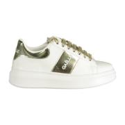 Gaëlle Paris Sportiga vita sneakers med kontrastdetaljer White, Dam