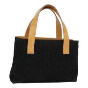 Celine Vintage Pre-owned Canvas handvskor Black, Dam