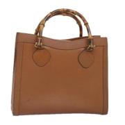 Gucci Vintage Pre-owned Laeder handvskor Brown, Dam