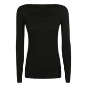 P.a.r.o.s.h. Svart Fantasi Sweatshirt Black, Dam